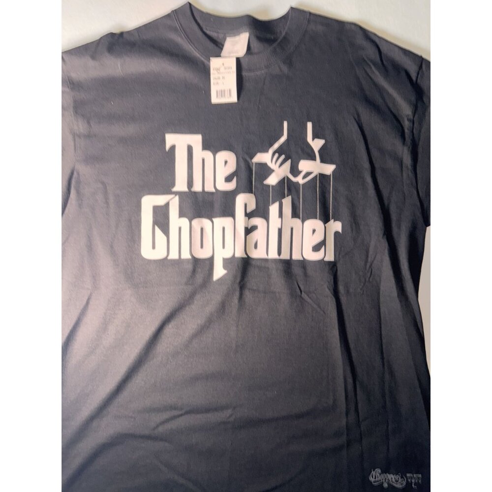 The Chopfather No Fear Cotton Graphic Tee Black Large - Picture 2 of 8